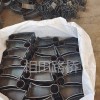 橋梁護(hù)欄支架立柱 人行道護(hù)欄欄桿 焊接牛角防撞支座