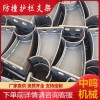 不銹鋼景觀防護(hù)欄桿 防撞墻護(hù)欄支撐架 鑄鐵牛角護(hù)欄支座